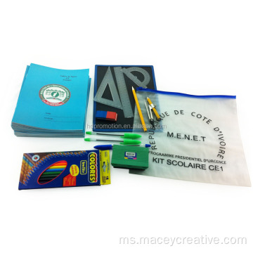 Set alat tulis beg PVC murah